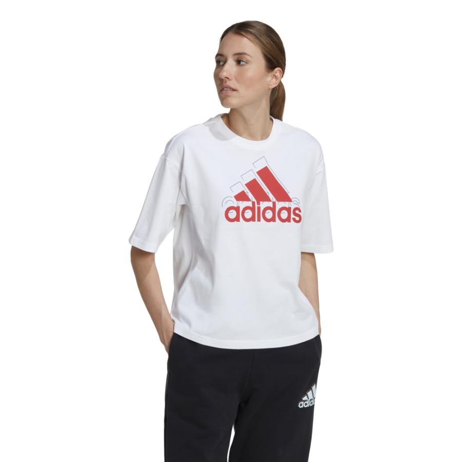 Polera Mujer Manga Corta Adidas Essentials Con Logo