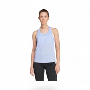 Polera Mujer Adidas Train RacerBack Sin Mangas Celeste