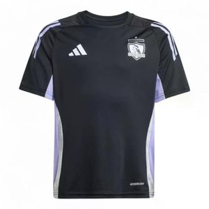 Camiseta Entrenamiento Niños Colo Colo Adidas 2025 Negro