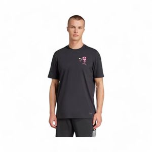 Polera Hombre Adidas Padel Zone Manga Corta Negro