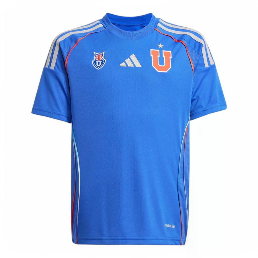 Camiseta Local Niños Adidas U De Chile 2025 Azul