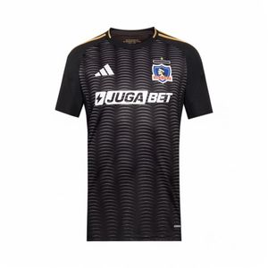 Camiseta Hombre Colo Colo Adidas Visita 2025 Negro/Dorado