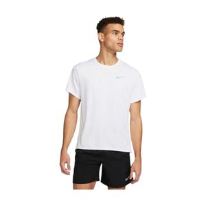 Polera Running Hombre Nike Miler Dri-Fit UV Blanco