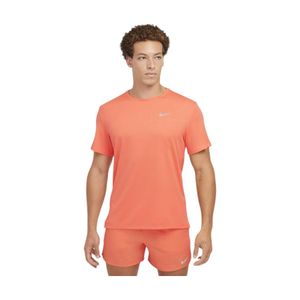 Polera Running Hombre Nike Miler Dri-Fit UV Naranjo