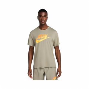 Polera Running Hombre Nike Miler Run Energy Olivo