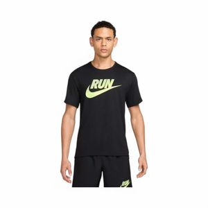 Polera Running Hombre Nike Miler Run Energy Negro