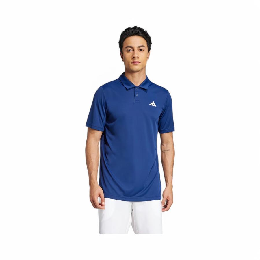 Polera Tenis Hombre Adidas Club Tennis Polo Azul Marino