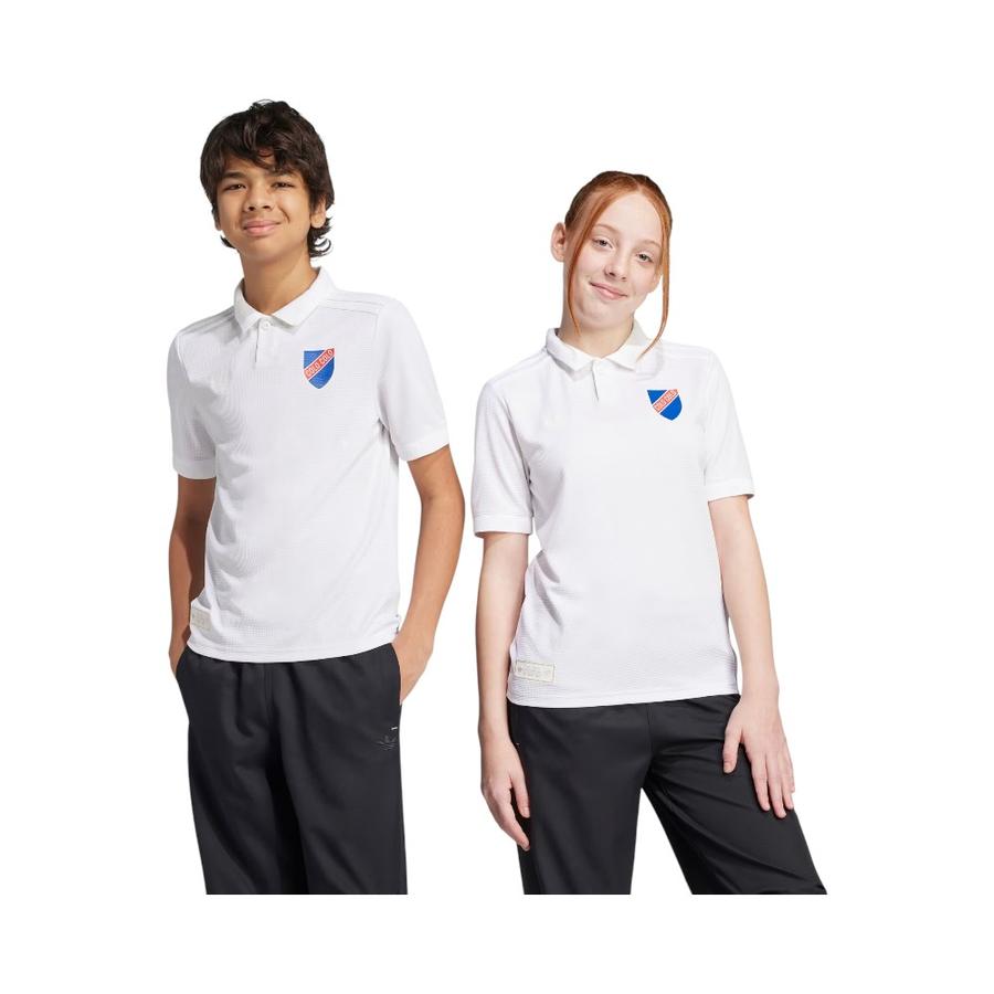 Camiseta Infantil Adidas Colo Colo Local 100 Años Blanco
