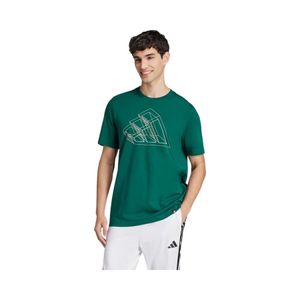 Polera Hombre Adidas Tech Outline Estampado Verde