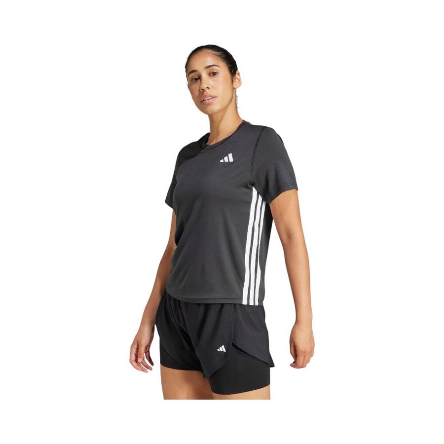 Polera Deportiva Mujer Adidas Trail Essentials 3 Tiras Negro