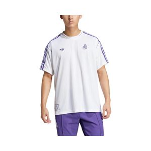 Polera Hombre Adidas Real Madrid Blanca