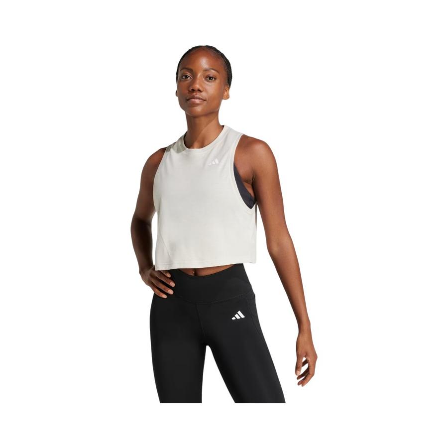 Polera sin Mangas Mujer Adidas Train Essentials Blanco
