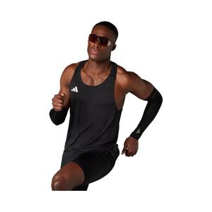 Polera sin Mangas Hombre Adidas Adizero Running Negro
