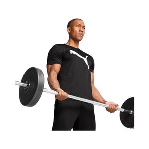 Polera Deportiva Hombre Puma Train Big Cat Ligera Negro
