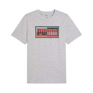 Polera Casual Hombre Puma Graphics Box  Gris