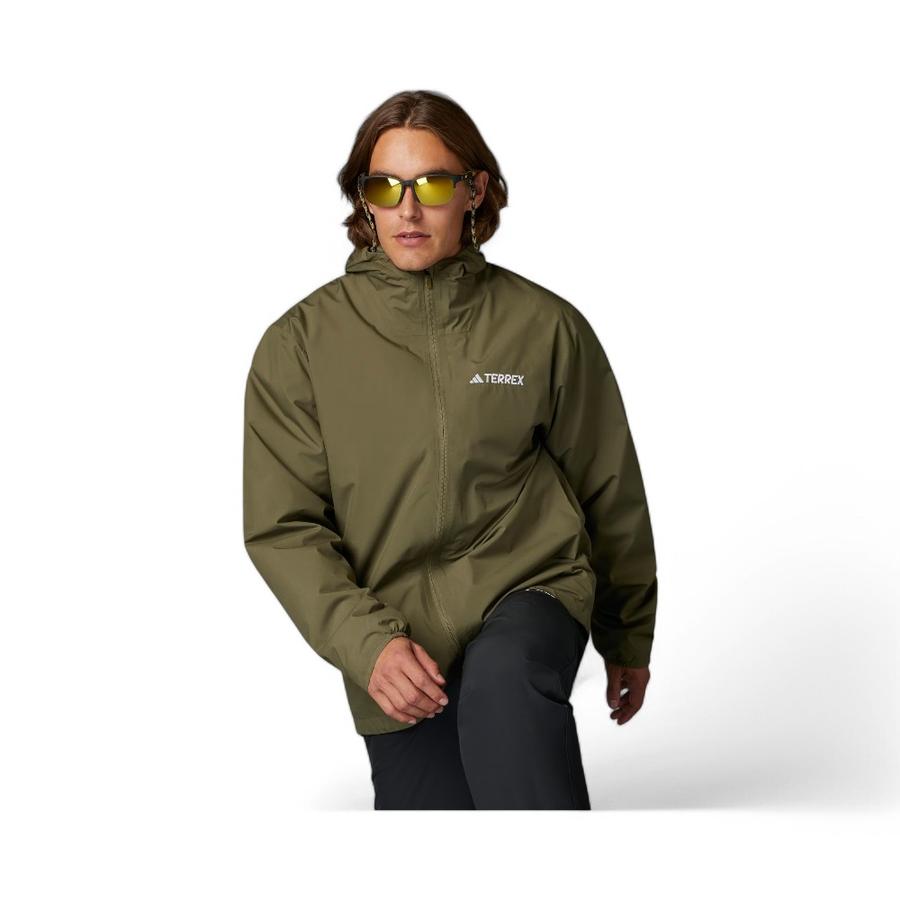 Chaqueta 3 En 1 Hombre Adidas Terrex Multi Essentials Olivo