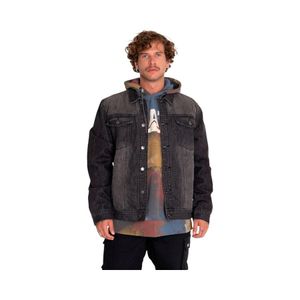 Chaqueta Denim Hombre Caterpillar Flannel Lined Negro