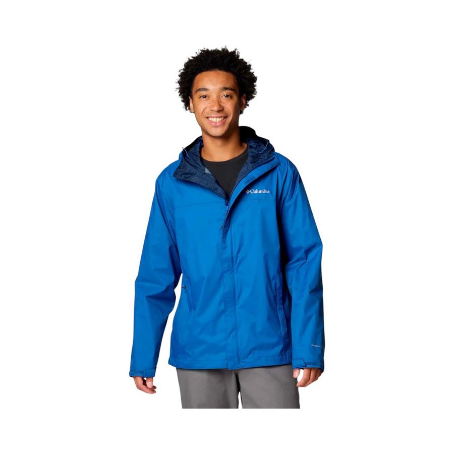 Cortaviento Hombre Columbia Capucha Ajustable Azul