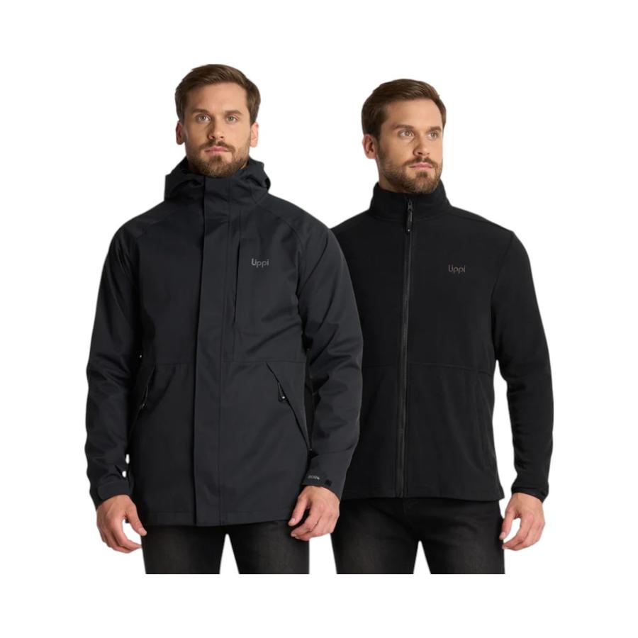 Chaqueta Hombre Lake Fusion 3 B-Dry Jacket Lippi Negro