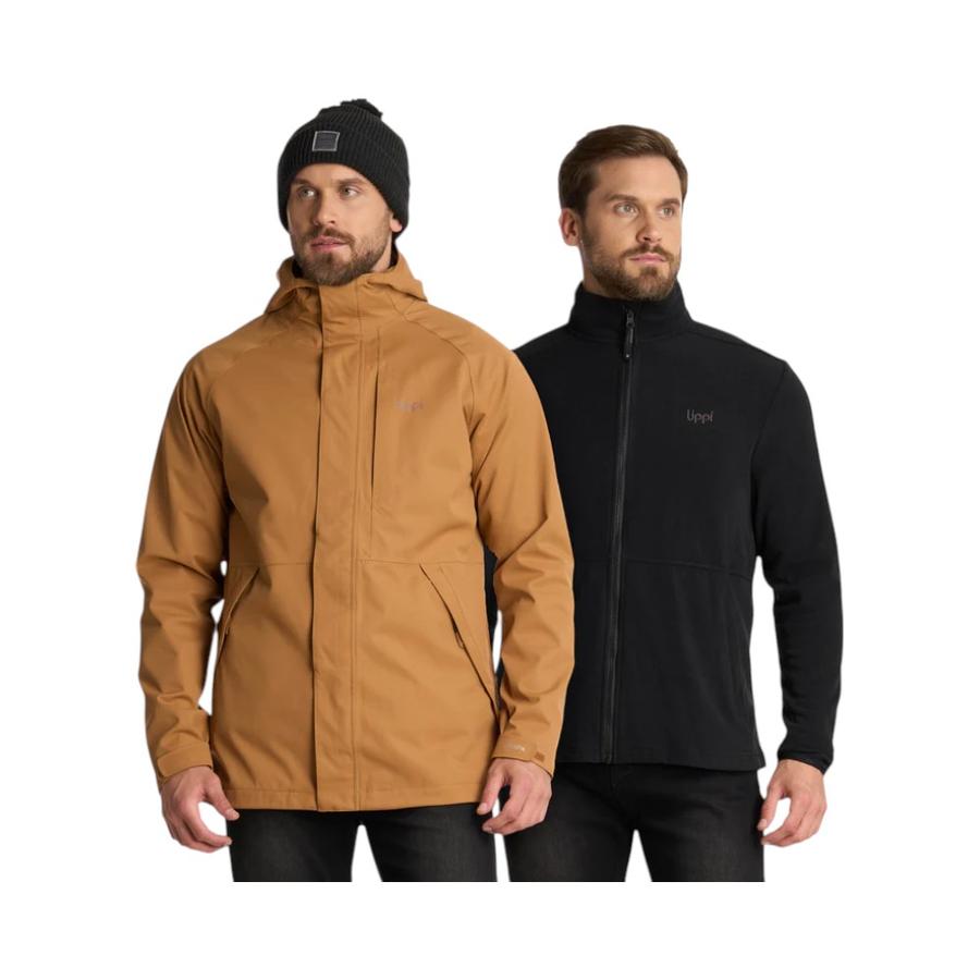 Chaqueta Hombre Lake Fusion 3 B-Dry Jacket Lippi Café Claro