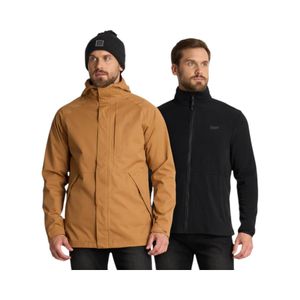 Chaqueta Hombre Lake Fusion 3 B-Dry Jacket Lippi Café Claro