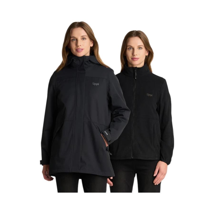 Chaqueta Mujer Lippi Lake Fusion 3 B-Dry Jacket Negro