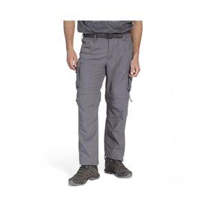 Pantalón Outdoor Hombre Kannu Desmontable Gris Oscuro