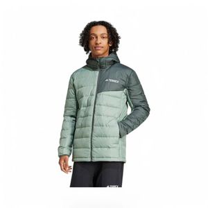 Chaqueta Hombre Adidas Terrex Multi Con Capucha Verde Claro