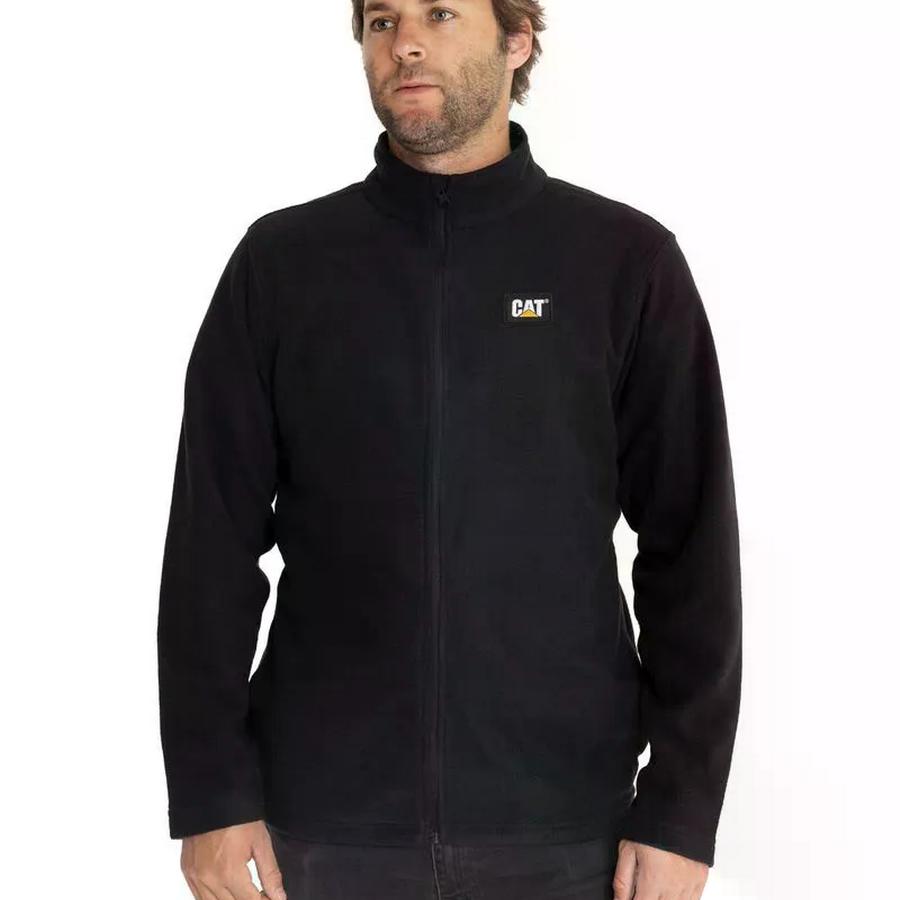 Polar Caterpillar Casual Hombre Microfleece Negro