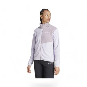 Chaqueta Polar Mujer Adidas Terrex Full Zipper Lila