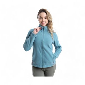 Polar Mujer Kannu Torres Del Paine Full Zipper Celeste