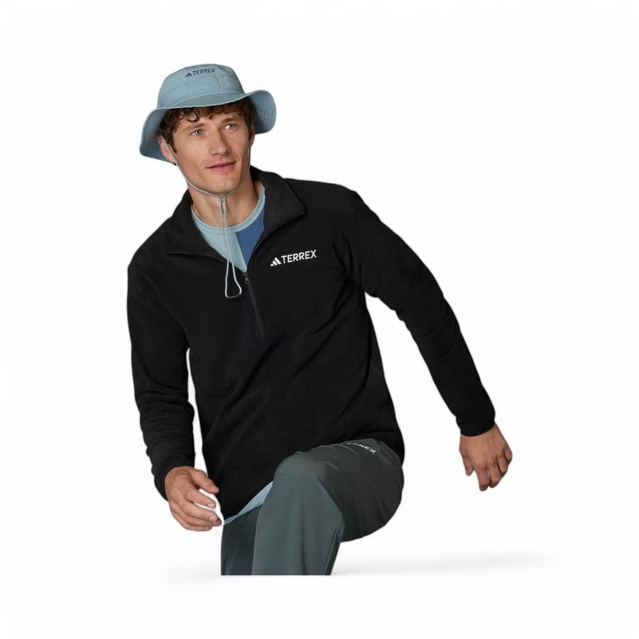 Polar Hombre Adidas Terrex Multi Essentials 1/2 Zipper Negro