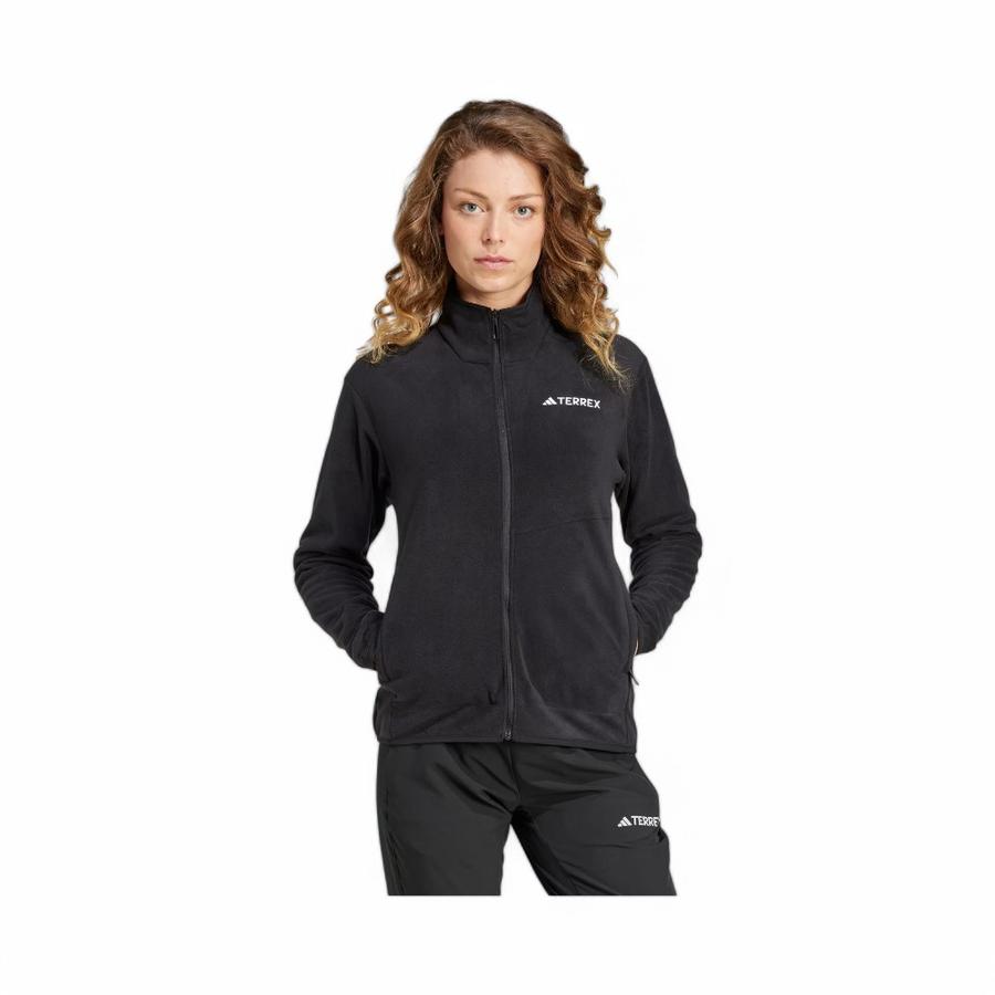 Polar Mujer Adidas Terrex Multi Full Zipper Negro