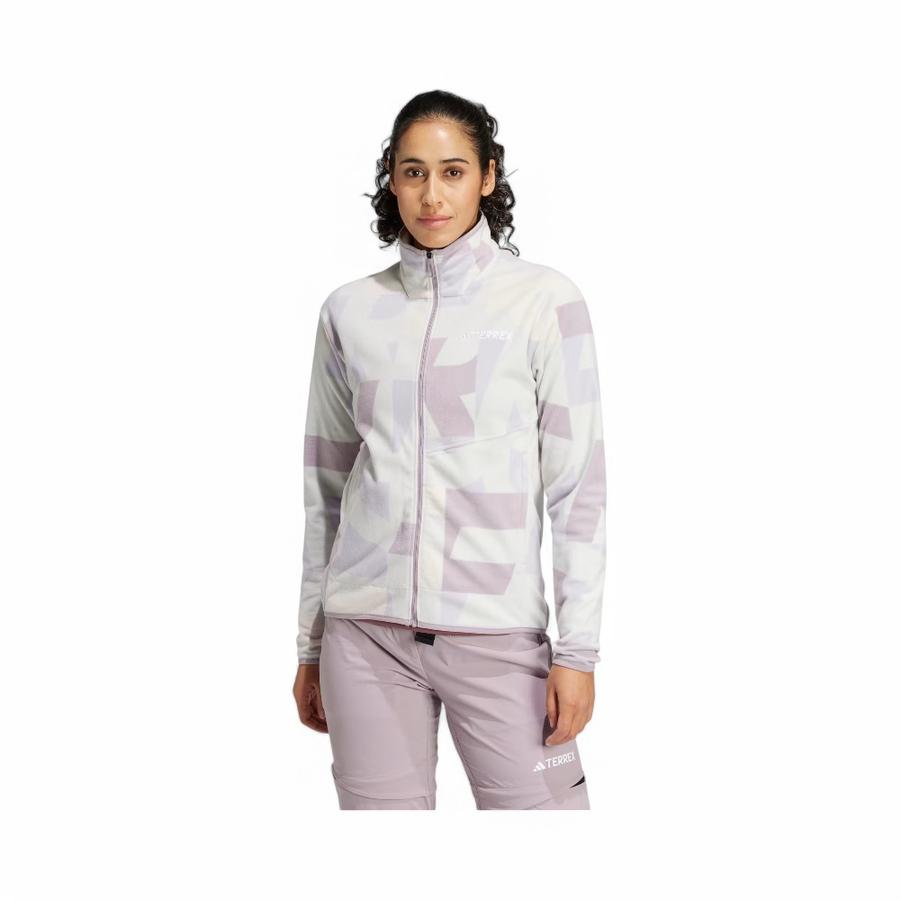 Polar Mujer Adidas Terrex Multi Printed Gris/Lavanda