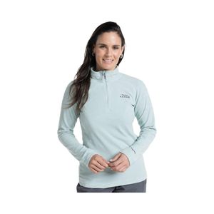 Polar Mujer Kannu Valle De La Luna Half Zipper Verde Claro
