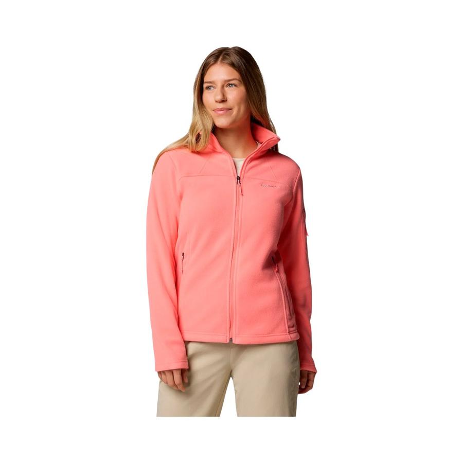 Polar Mujer Columbia Fast Trek II Corte Entallado Rosado
