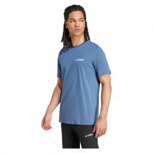 Polera Estampada Hombre Adidas Terrex Azul
