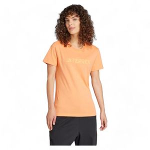 Polera Classic Logo Mujer Adidas Terrex Naranjo