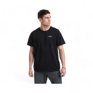 Polera Hombre Kannu Mini Logo Manga Corta Negro