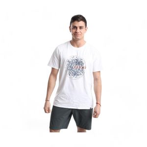 Polera Hombre Kannu Lifestyle Manga Corta Blanco