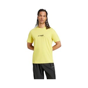 Polera Hombre Adidas Terrex Estampada Amarillo