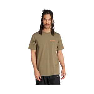 Polera Outdoor Hombre Adidas Terrex Estampada Olivo