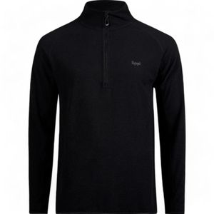Poleron Hombre Jacaranda Nano-F 1/4 Zip Lippi Negro