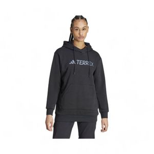 Polerón Mujer Adidas Terrex Hoodie Multi Logo Grande Negro