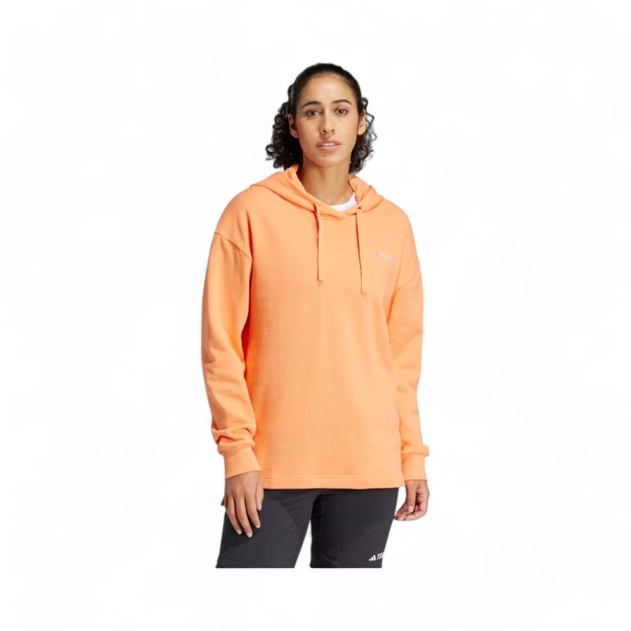 Polerón Mujer Adidas Terrex IS7227 Hoodie Naranjo