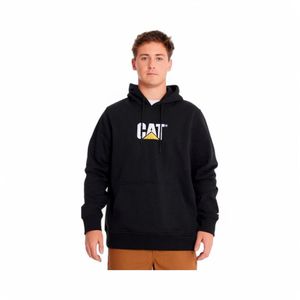 Polerón Hoodie Hombre Caterpillar Pullover Negro