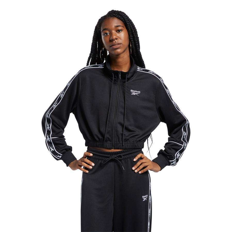 Polerón Mujer Reebok Foundation Taped Negro