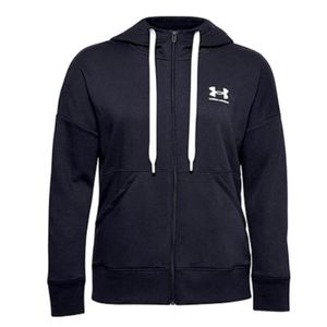 Poleron Under Armour Algodon Mujer Negro
