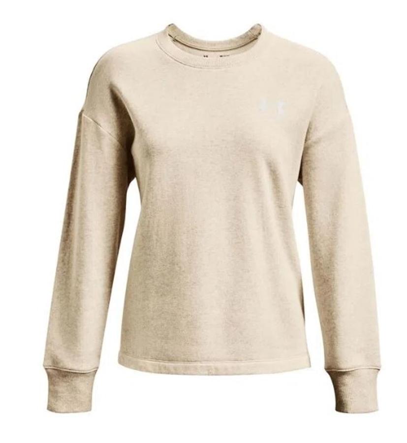 Poleron Under Armour Oversize Mujer Gris