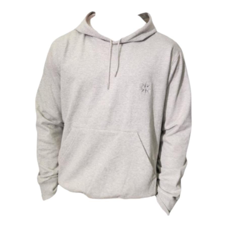 Poleron Deportivo Unisex Greenlife Canguro Gris